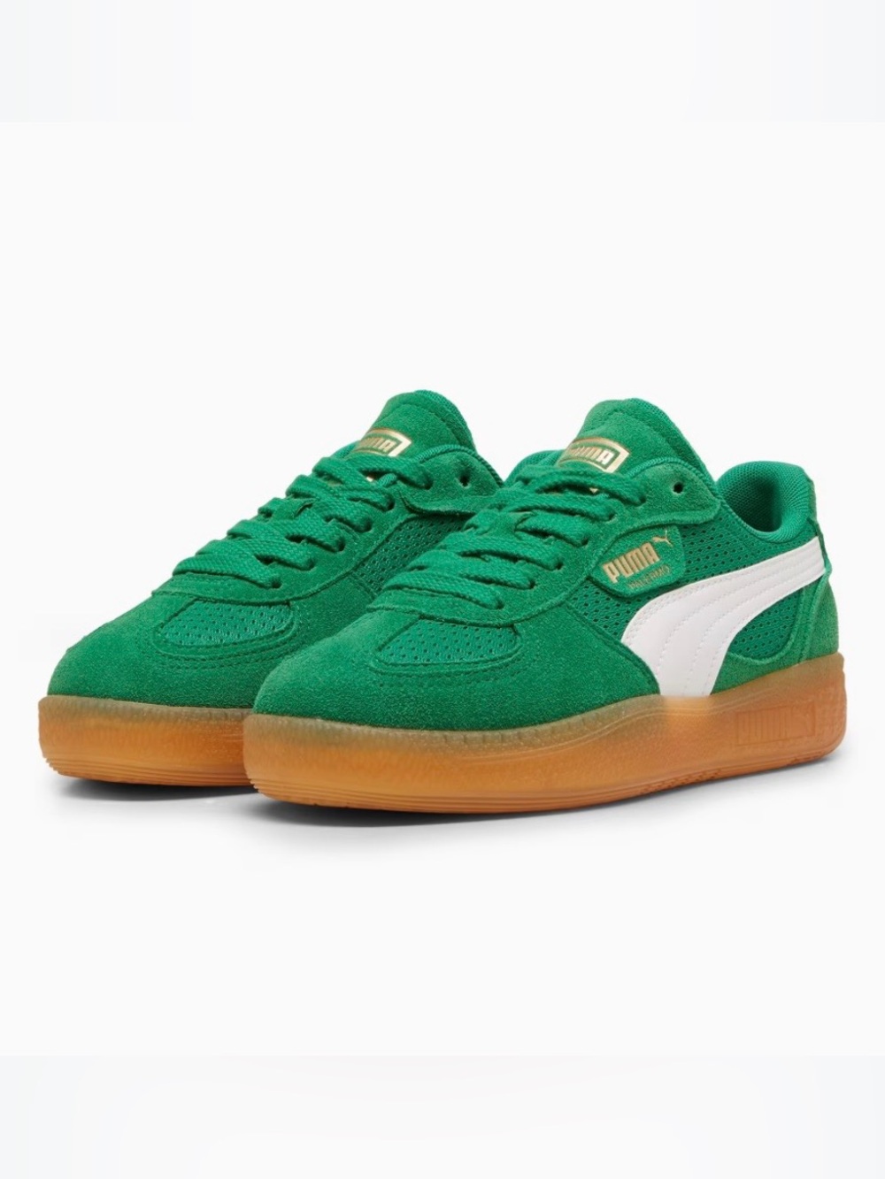Puma Palermo Moda Vintage Wns Green Suede Sneakers Size 6.5 NIB